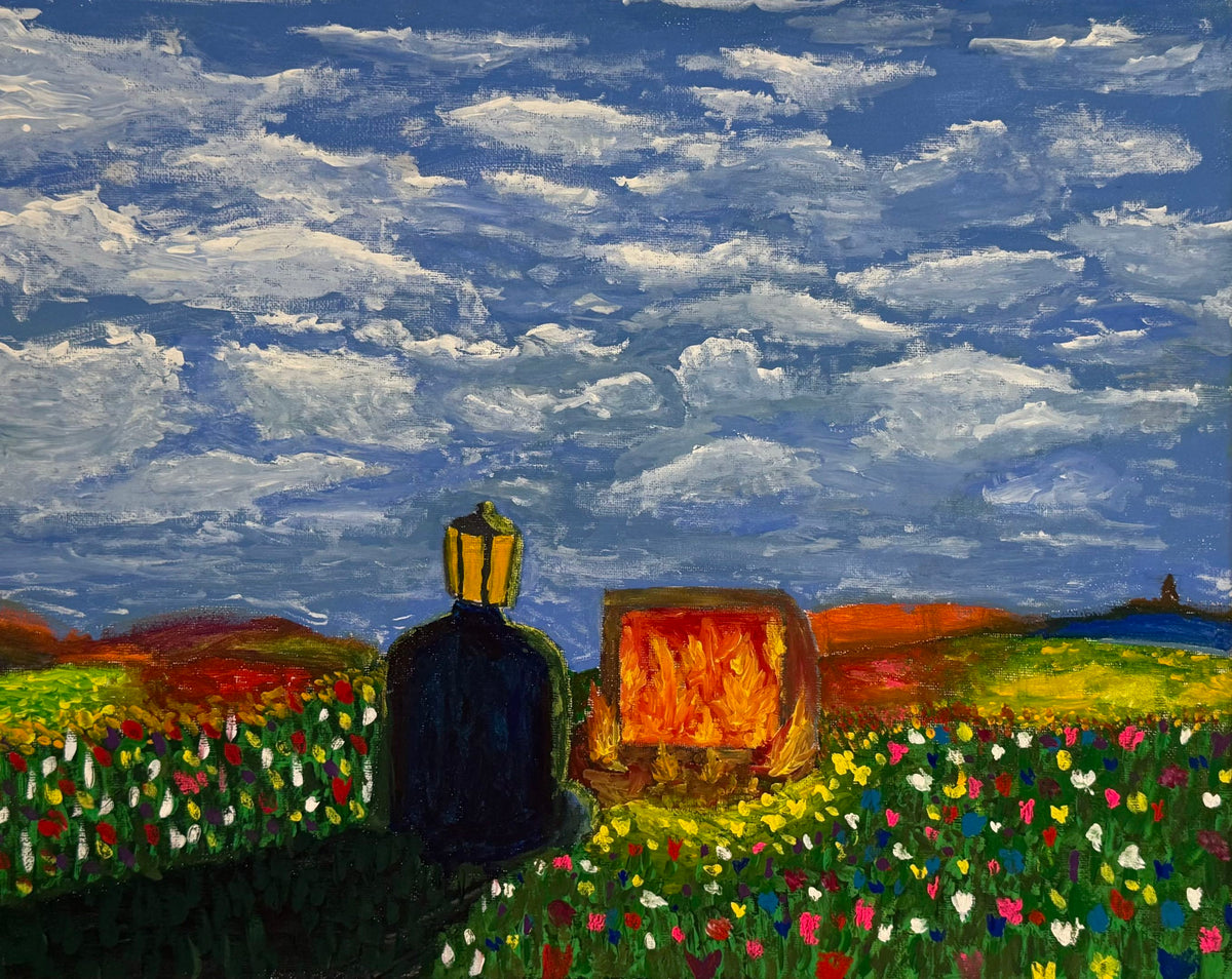 'The Perception of Chaos Among a Field of Flowers' - Original Artwork