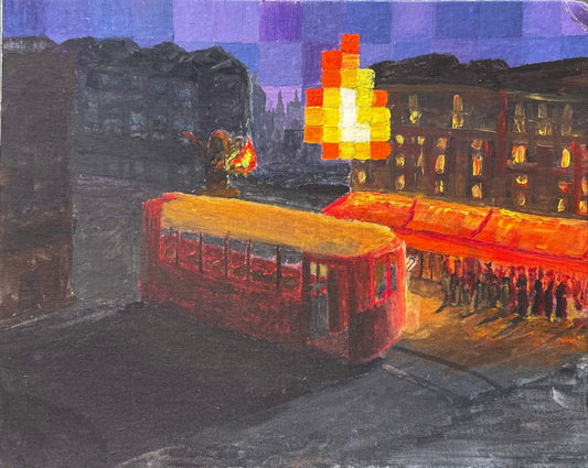 'Trolley Problem' - Original Artwork